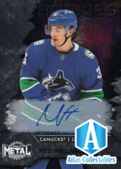 2020-21 Upper Deck Skybox Metal Universe Silver Auto NILS HOGLANDER #142 /199